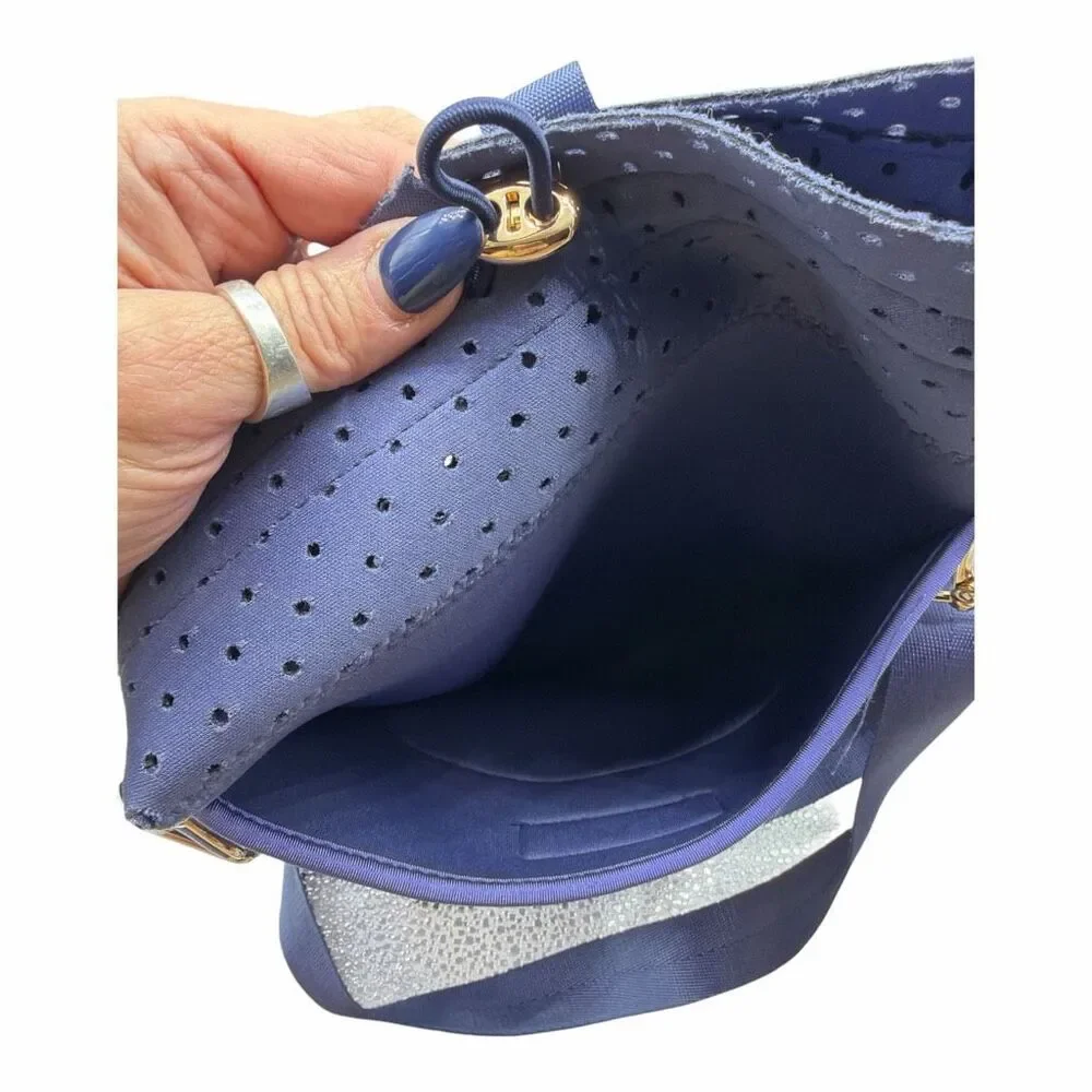 POPFLEX Superbag - Tie Dye Blue Carrying Bag Drawstring Backpack